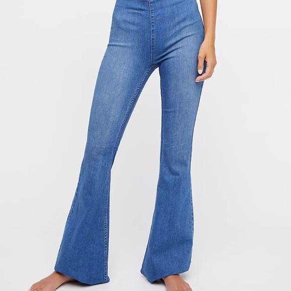 Free People Pants - Free People Pull on Bell Bottoms